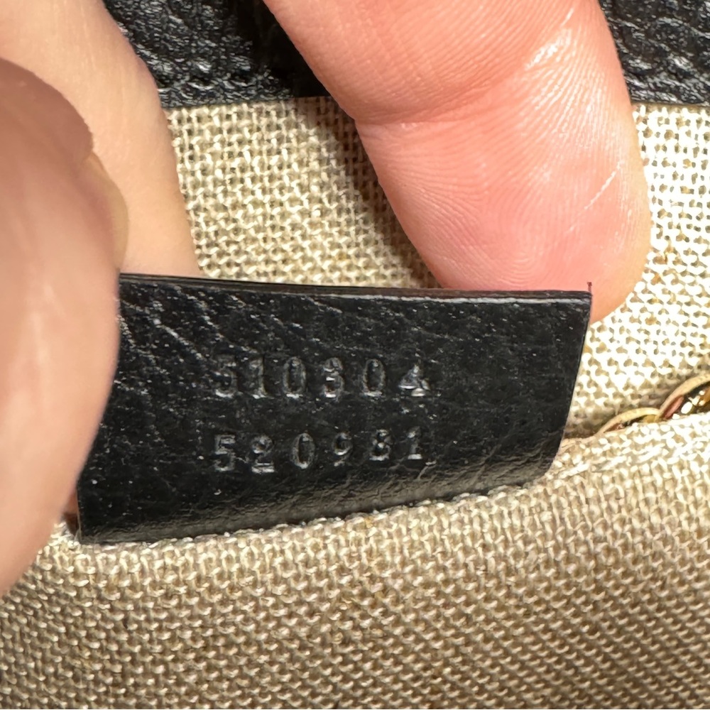 Gucci Black Icon GG Interlocking Small Crossbody Bag - Picture 10 of 12